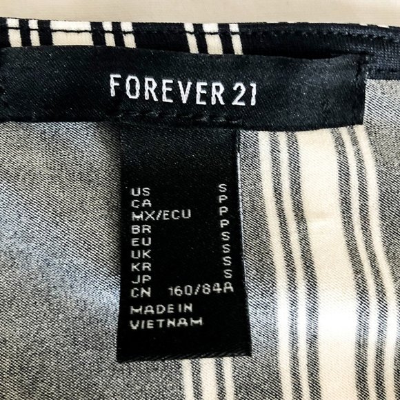 Forever 21 Striped Long Sleeve Women's Shirt SZ S - Picture 3 of 4